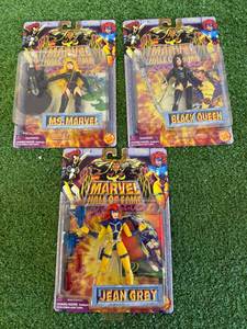 lot 169 image: Marvel Hall of Fame Ms Marvel, Black Queen & Jean Grey