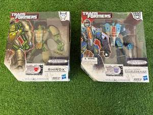 lot 180 image: Transformers Rhinox & Doubledealer