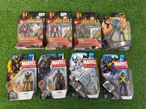 lot 191 image: Marvel Universe & Iron Man 2 Figures
