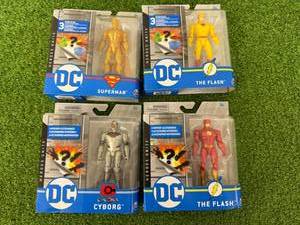 lot 203 image: DC Heroes Unite Figures