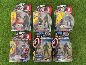 lot 205 image: Captain America Figures