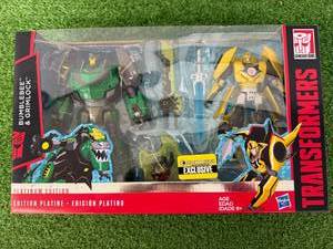 lot 247 image: Transformers Platinum Edition Bumblebee & Grimlock