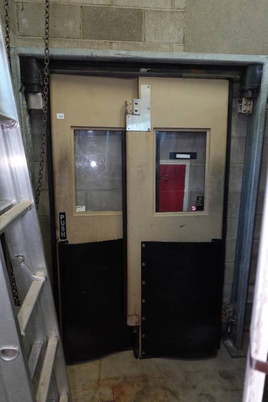lot 30 image: Commercial Freezer Swinging Doors with Frame