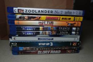 lot 628 image: Bluray Discs - Zoolander No 2, Hot Tub Time Machine, After Earth