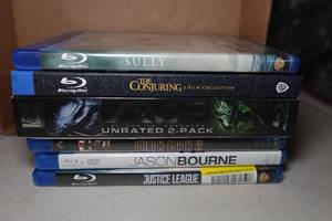 lot 627 image: Bluray Discs - The Conjuring, Iron Man 2, Sully