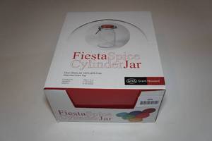 lot 404 image: Fiesta Tapered 6oz Cylinder Jar Set of 9