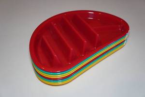 lot 491 image: 8 Fiesta Taco Plates