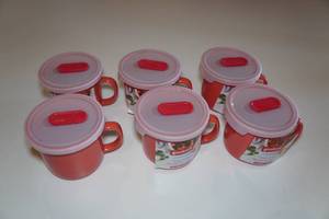lot 497 image: 6 Goodcook Stoneware Soup Mugs