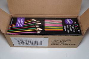lot 503 image: 60 Packs of Wilton Sparkler Candle Sets