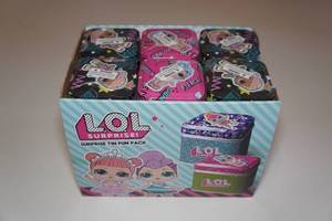 lot 505 image: 12 LOL Surprise Tins