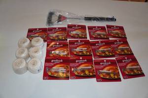 lot 531 image: Assorted Kitchen - Twine, Turkey Lacers, Grill Scrubber