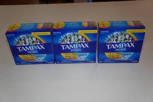 lot 523 image: 3 34 Count Variety Packs Tampax Pearl Tampons