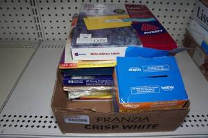 lot 617 image: Assorted Office Supplies - Mailing Labels, Transfer Paper
