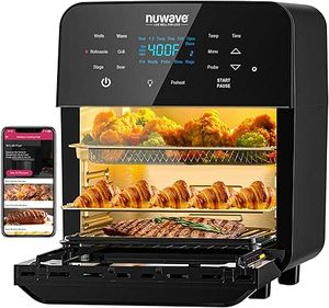 Nuwave Brio 15.5Qt Air Fryer Rotisserie Oven X-Large Family Size