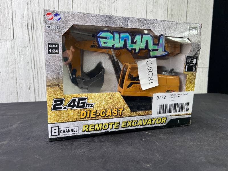 lot 9772 image: FUTURE Remote Control Excavator Toy