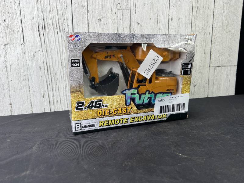 lot 9672 image: FUTURE Remote Control Excavator Toy