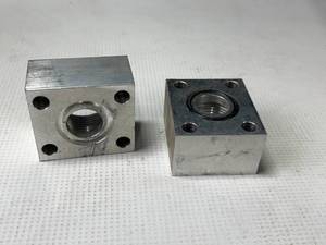 lot 10240 image: Square Threaded Flanges