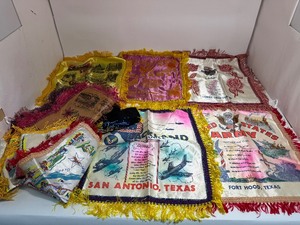 lot 12 image: Lot of Vintage Satin Pillowcases