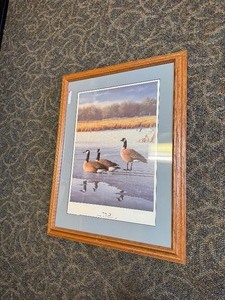 lot 42 image: Evening Trio duck print by Daniel Smith