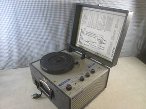 lot 5 image: (D-3) Califone 1450C Portable Phono...