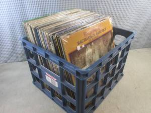 lot 7 image: (A-3) Crate of Assorted Records...