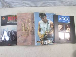 lot 19 image: (BS) 4 Sheet Music Books - Kiss, Th...