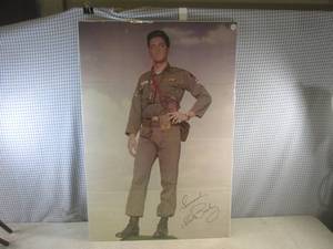 lot 44 image: (BSB) Elvis Presley Poster 21 x 31...