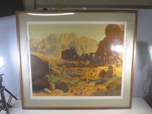 lot 89 image: (BS) Framed Signed and Numbered 173...