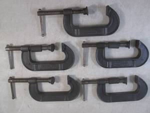 lot 103 image: (BS) 5 Jorgensen 4 C-Clamps...