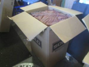 lot 130 image: (BR1) Large Box Full of Assorted Cl...