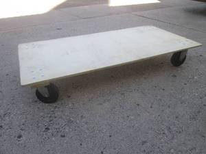 lot 133 image: (RMWS) Moving Dolly 48 x 24 Plywo...