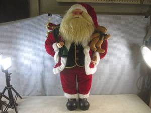 lot 202 image: (EC1) 3 Ft Santa Claus Freestanding...