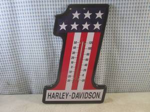 lot 212 image: (EC1) Harley Davidson Metal Thermom...
