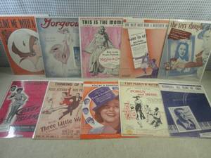 lot 144 image: (EC1) 10 Vintage Assorted SongsArt...