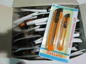 lot 22 image: Case lot of 2pc retractable box cut...