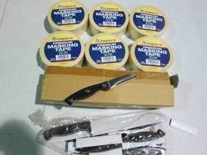 lot 38 image: 6-Rolls premium masking tape 1.89yd...