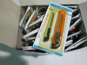 lot 46 image: Case lot of 2pc retractable box cut...