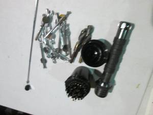 lot 64 image: Blackened drill bits with case, hea...