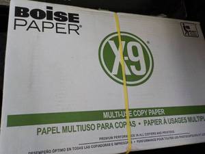 lot 5 image: Boise 5000 Sheets White 8.5 x 11 C...