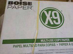 lot 8 image: Boise 5000 Sheets White 8.5 x 11 C...