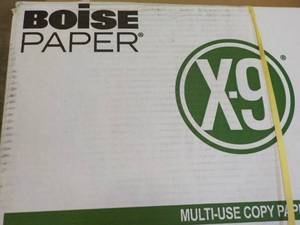 lot 9 image: Boise 5000 Sheets White 8.5 x 11 C...