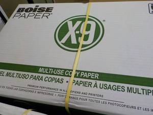 lot 10 image: Boise 5000 Sheets White 8.5 x 11 C...