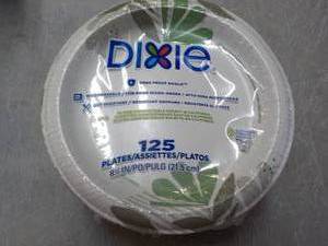 lot 44 image: 125 ct Dixie 8 12 Diameter Paper ...