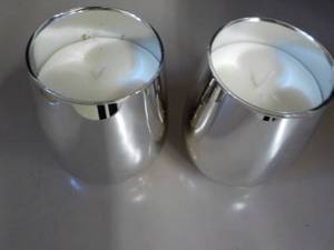 lot 163 image: 2 x 10.5 Mushroom Scented Candles...