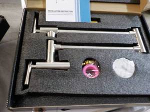 lot 204 image: Sarlai Wall Mounted Pot Filler Fauc...