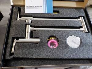 lot 205 image: Sarlai Wall Mounted Pot Filler Fauc...