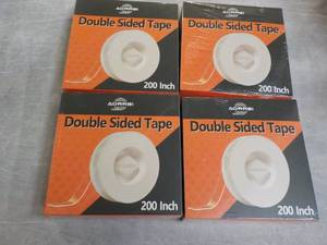 lot 243 image: 4 Aorrsi 200 Double Sided Tape...