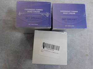 lot 248 image: 3 Overnight Toning Body Cream...