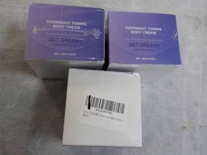lot 250 image: 3 Overnight Toning Body Cream...