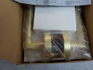 lot 253 image: Gold Door Handle...